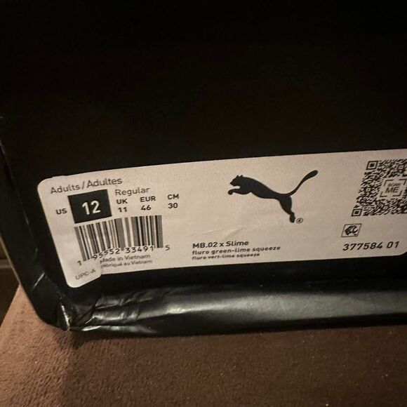 Puma Men's Puma M.e.l.o MB.02 xslime green-lime men’s sneakers multi Trainers - Picture 3 of 8